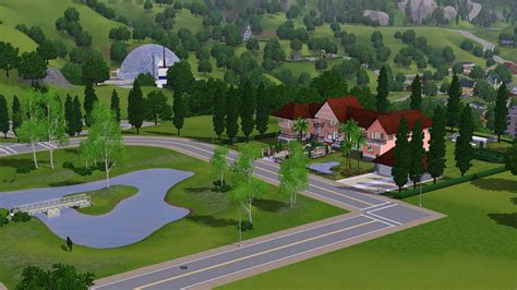 La Ville De Sunset Valley Les Sims 3 Amazsims