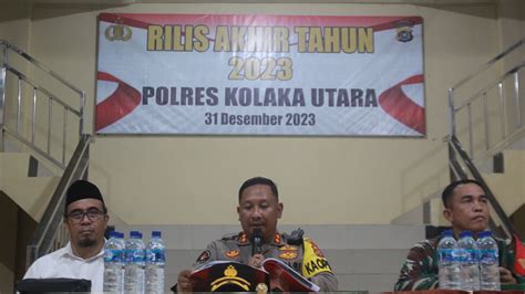 138 Kasus Ditangani Polres Kolut Sepanjang 2023