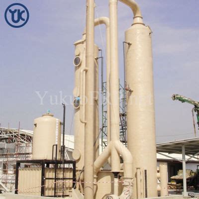 Absorption Tower Frp Exhaust Gas Treatment Equipment Acid Mist