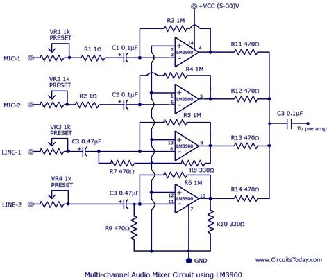 LM3900 Norton Op Circuit Pinout And Datasheet