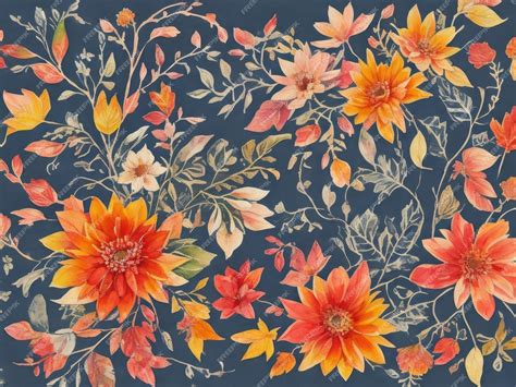 Premium Photo | Floral background pattern