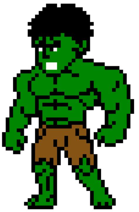 Hulk Pixel Art By Nimowerytheking On Deviantart