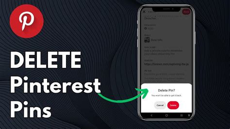 How To Delete Pins On Pinterest Mobile Delete Pinterest Pins YouTube