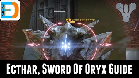 Destiny: How To Kill Ecthar, Sword Of Oryx + Location! - YouTube