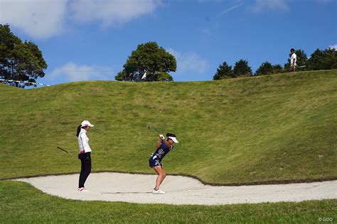 “日本一あごの高い”バンカー 稲見萌寧「全力で入れないように」【国内女子ツアー Lpga】｜gdo ゴルフダイジェスト・オンライン