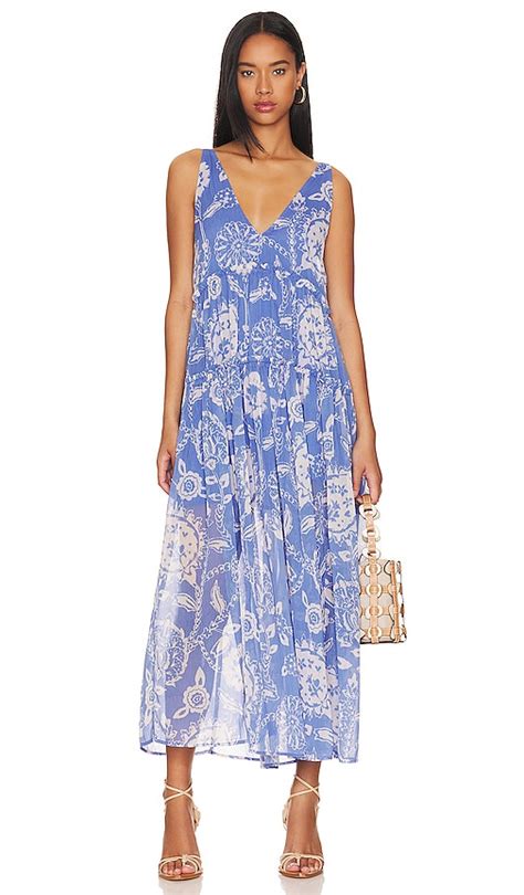 Free People Julianna Maxi In Bluebell Combo Revolve