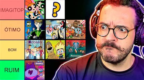 MELHORES E PIORES DESENHOS DO CARTOON NETWORK Tierlist Ao Vivo