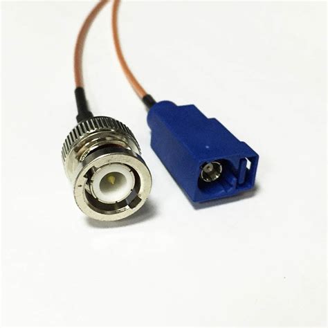 Fakra C Female Plug To Bnc Male Plug With Cable Rg179 50cm