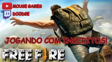 FREE FIRE Jogando Os Inscritos Vem Dar Umas Risadas 2 YouTube