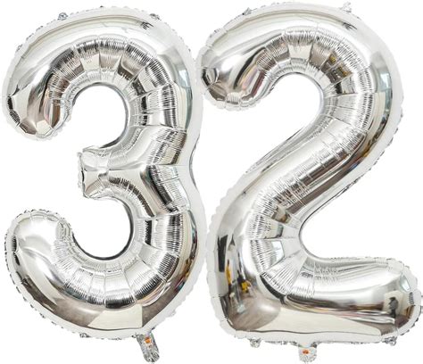 Number 32 Balloons 32 Inch Digital Balloon Alphabet 32th