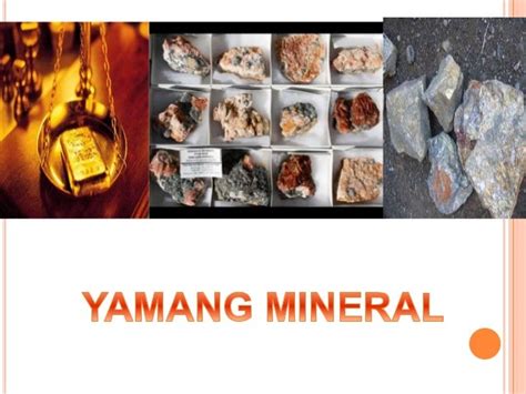 Yamang Mineral Halimbawa At Kahulugan - Anyong Pataga