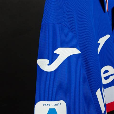 Maglia Home Sampdoria Joma Quagliarella Autografata