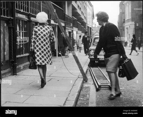 Walking Under A Ladder Stock Photo Alamy