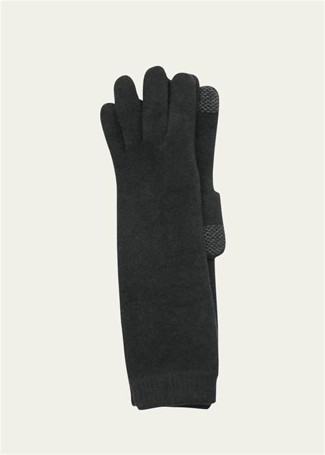 Portolano Long Cashmere Tech Gloves Bergdorf Goodman