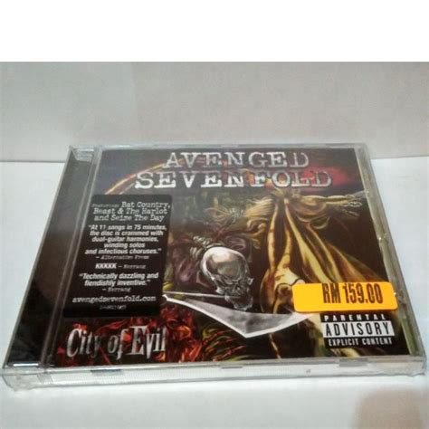 Avenged Sevenfold City Of Evil New Metal Cd Hobbies Toys Music