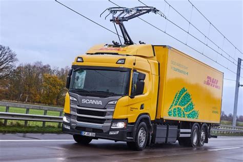 DHL Setzt Rein Elektrischen Oberleitungs Lkw Auf EHighway Ein