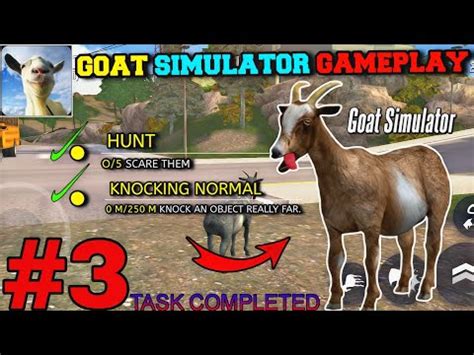 My Favorite Goat Simulator Game 0 5 Scare Them Task Completed