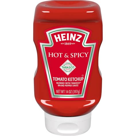 Heinz Tomato Ketchup Hot Spicy Ketchup Carlie C S