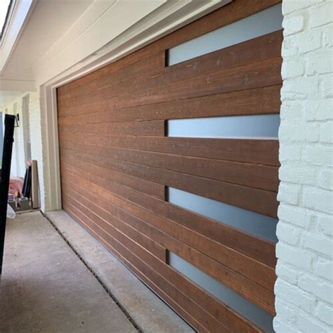 Beautiful Landscape Wooden Garage Door Etsy