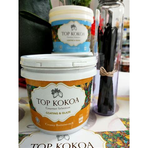 TOP KOKOA Gourmet Selection Coating Glaze 1kg Chocolate Coating