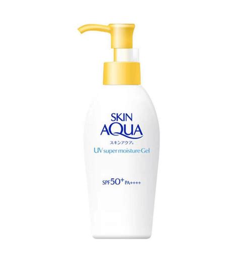 Rohto Mentholatum Skin Aqua Sunscreen Super Moisture Gel Pump Spf50