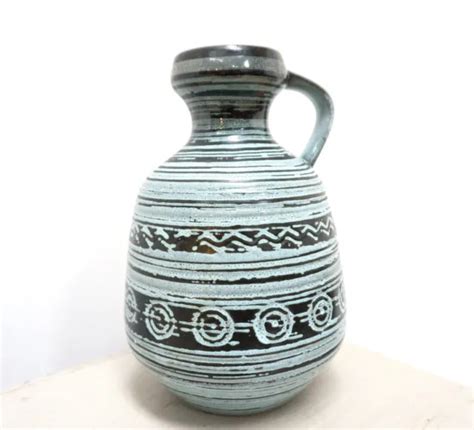 MIDCENTURY VINTAGE STREHLA Keramik West German Pottery Ceramic Jug Vase