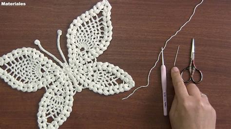 Mariposa Tejida A Crochet Paso A Paso Aprende Con Genesis Con