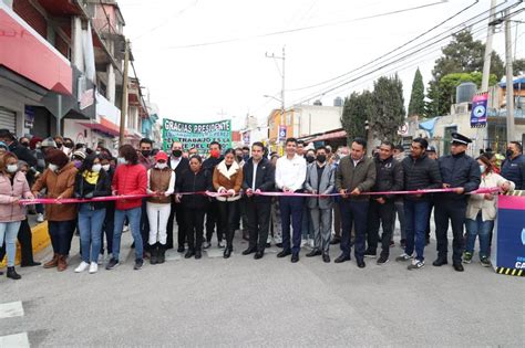 Ayuntamiento de Puebla entrega rehabilitación de la calle camino