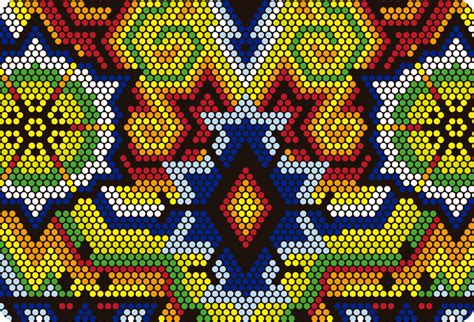 Huichol peyote kunst bærbar hud TenStickers