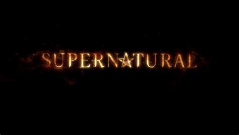 Supernatural Title Screen Supernatural Seasons Supernatural