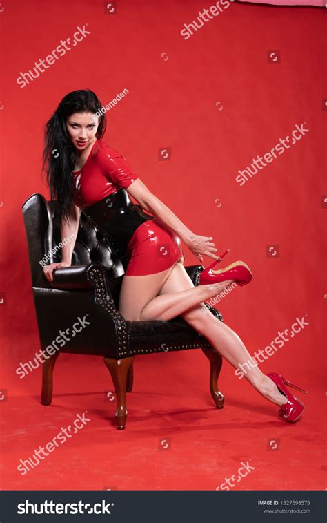 Hot Sexy Girl Wearing Latex Rubber Stock Photo Edit Now