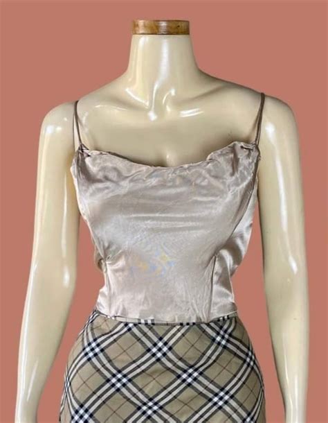 Zara Satin Pinkish Nude Cream Top Women S Fashion Tops Sleeveless On Carousell