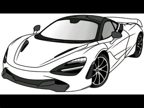 How To Draw Mclaren 720s Very Easy YouTube