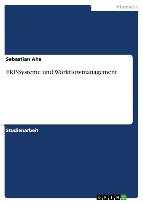 Amazon Erp Systeme Und Workflowmanagement German Edition