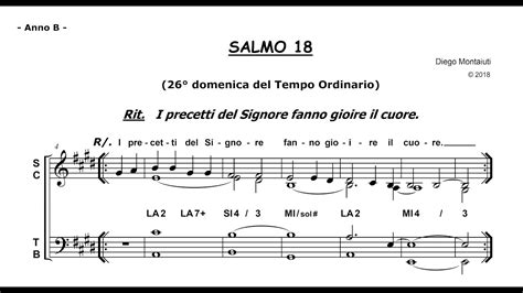 SALMO 18 I Precetti Del Signore Fanno Gioire Il Cuore 26 Domenica