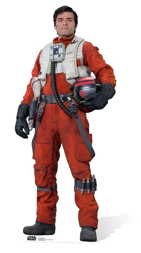 Poe Dameron Star Wars The Force Ontwaakt Kartonnen Uitsnede Standee