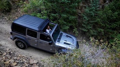 Jeep Shows Off Sunrider Flip Top Roof For Wrangler And Gladiator