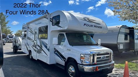 Gas Class C Motorhome Walkthrough 2022 Thor Four Winds 28a Non Slide