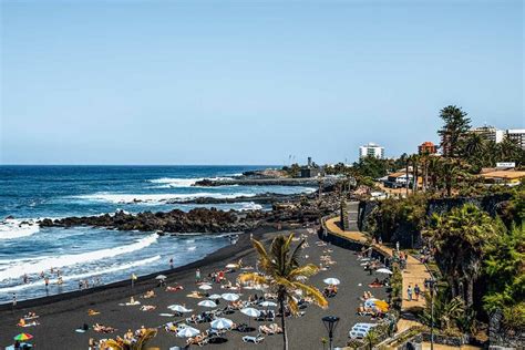 15 Best Beaches In Tenerife From North To South Map