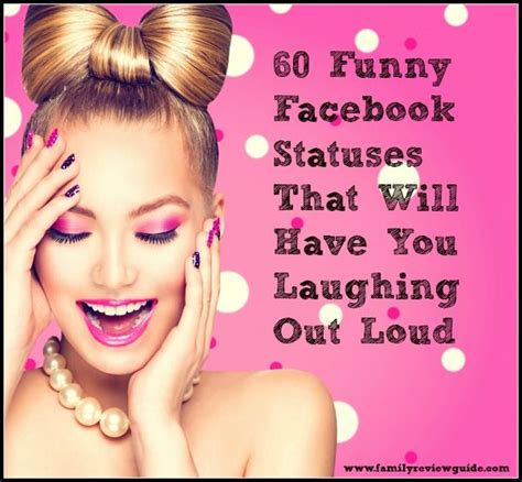 60 Funny Facebook Statuses - Family Review Guide | Funny facebook ...