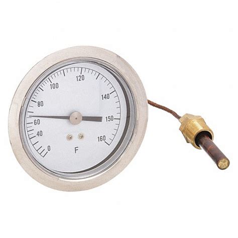 0° To 160°f 3 5 In Dial Dia Analog Panel Mount Thermometer 12u630 12u630 Grainger