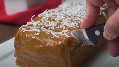 Bolo Gelado De Doce De Leite Coco Tem Truque Para Massa Ficar Bem