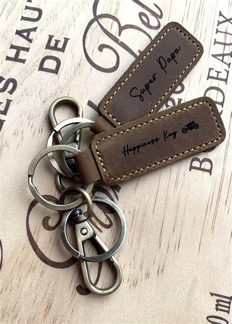 Porte clef cuir personnalisé Etsy France