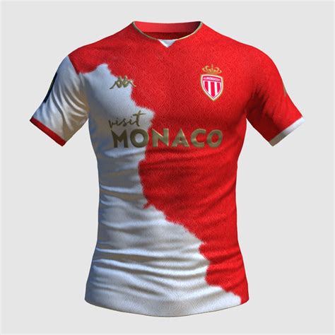 AS Monaco Home FIFA Kit Creator Showcase