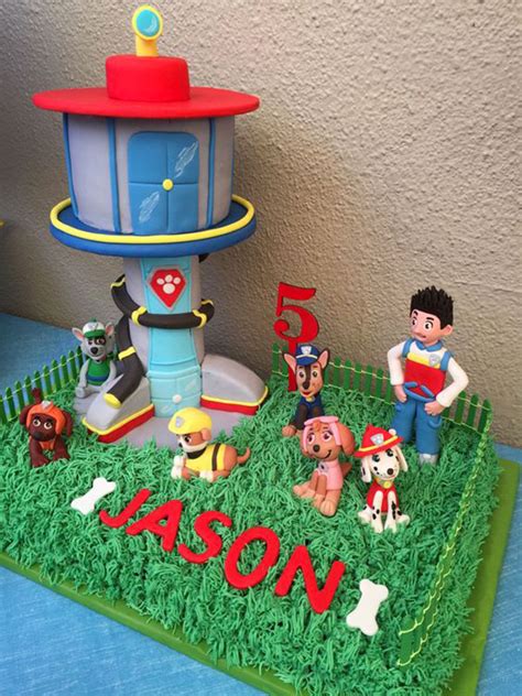 Torte Di Paw Patrol In Pasta Di Zucchero Pdz Pianetabambini It