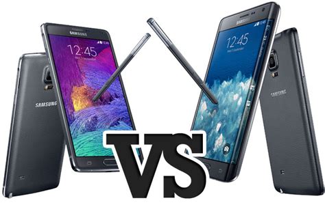 Samsung Galaxy Note Vs Galaxy Note Edge On A Thin Line