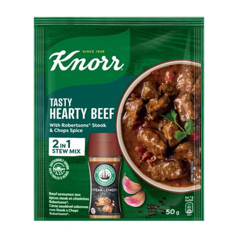 Knorr Hearty Beef 2 In 1 Stew Mix 50g Yum Yum Online