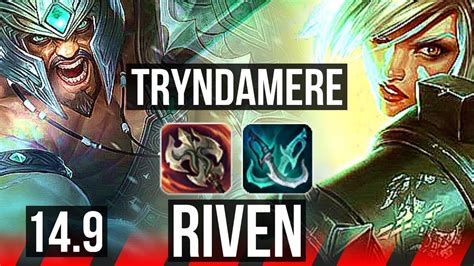 Tryndamere Vs Riven Top Solo Kills Dominating Rank