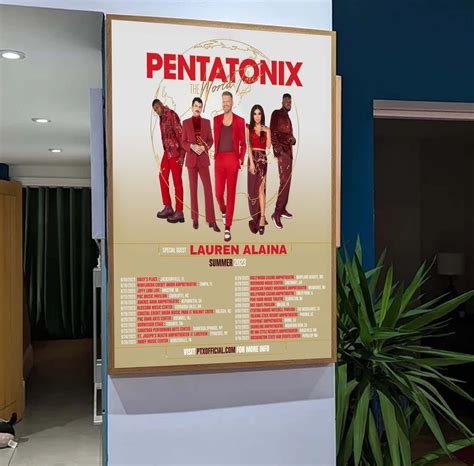 Pentatonix The World Tour 2023 Poster