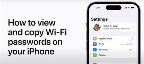 How To View And Copy Wi Fi Passwords On Iphone Video • Iphone In Canada Blog